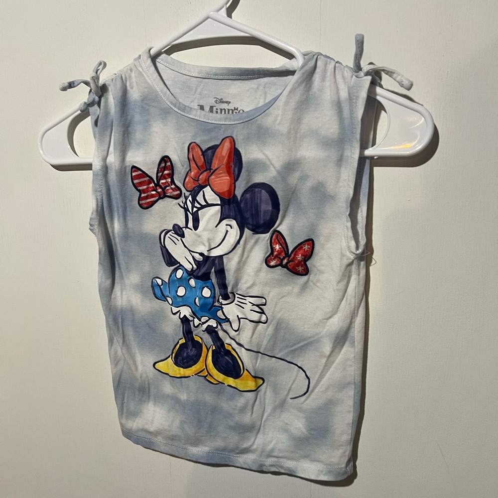 Disney Minnie Mouse Kids Tank Top - Blue and Red